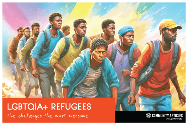 Gayther Articles - 2024: The Shocking Challenges LGBTQIA Refugees Must Overcome!