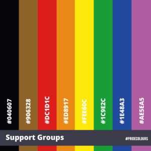 Pride In Series - Support Groups  Colours