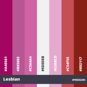 Pride In Series - Lesbian Colours